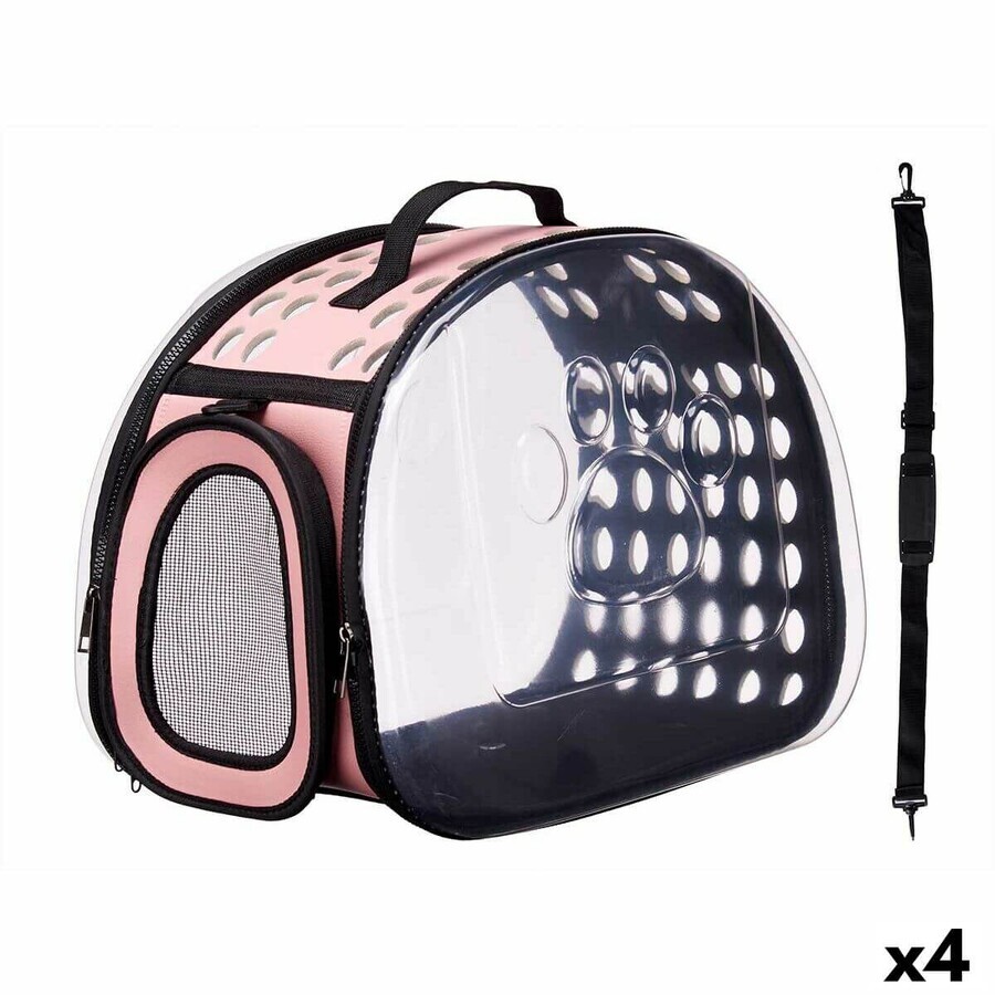 Cage de Transport Mascow 228 Rose Plastique 43 x 20 x 33 cm (4 Unités)