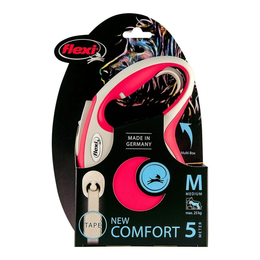 Lesă pentru câine Flexi NEW COMFORT Roșu XS
