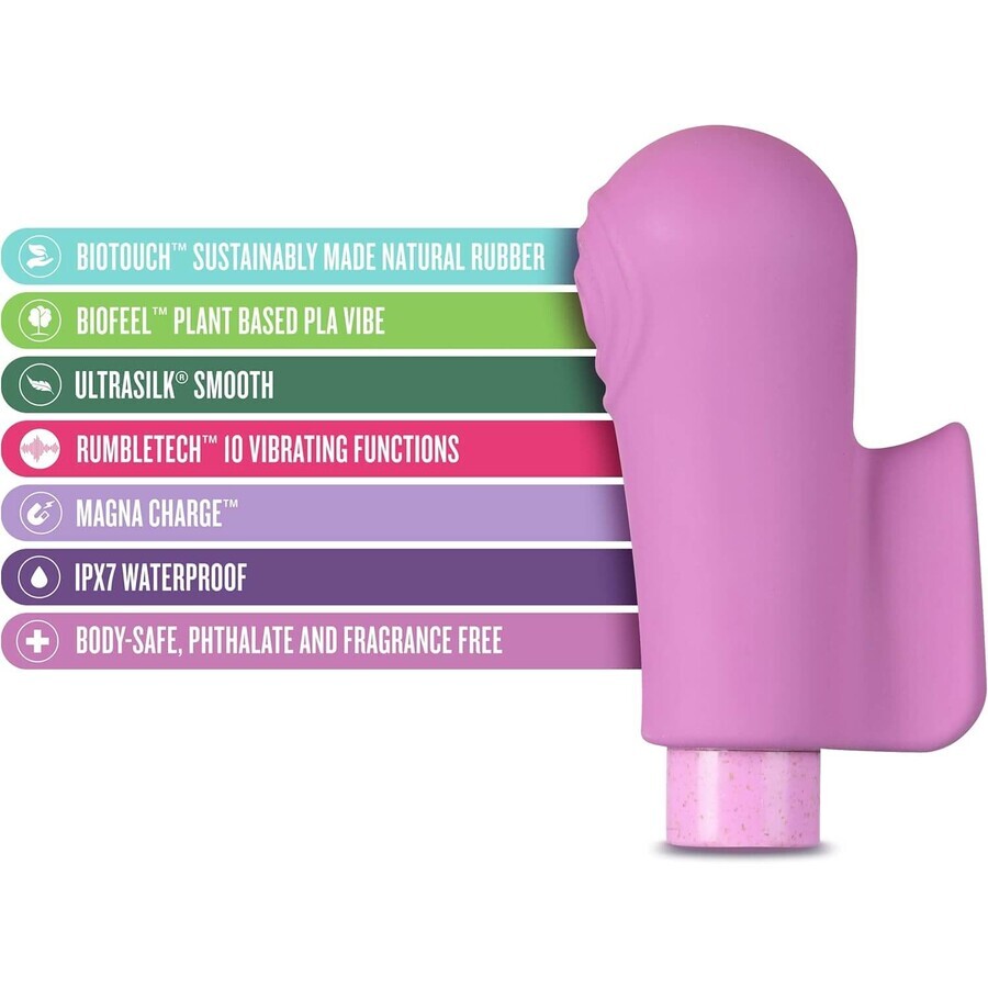 Multifunction Powerful Vibrator Blush Novelties Gaia Eco Delight Plant-Based 3Waterproof