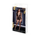 Corset Front Jarretel Visnet Bodysuit One Size Baci Lingerie BW3125 Zwart One size