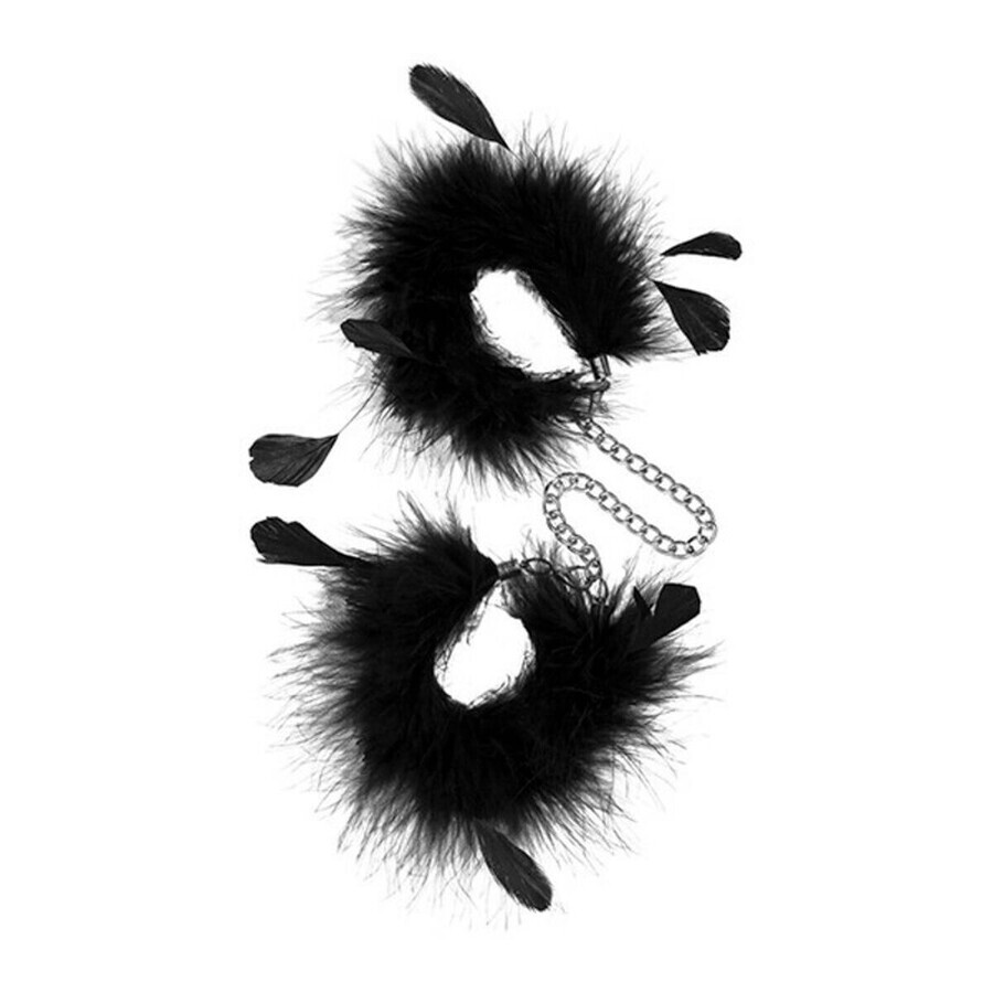 Shop Manschetten S Pleasures Feather Schwarz Manschetten S Pleasures Feather Schwarz