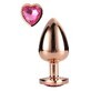 Plug anale Dream Toys Gleaming Love Golden