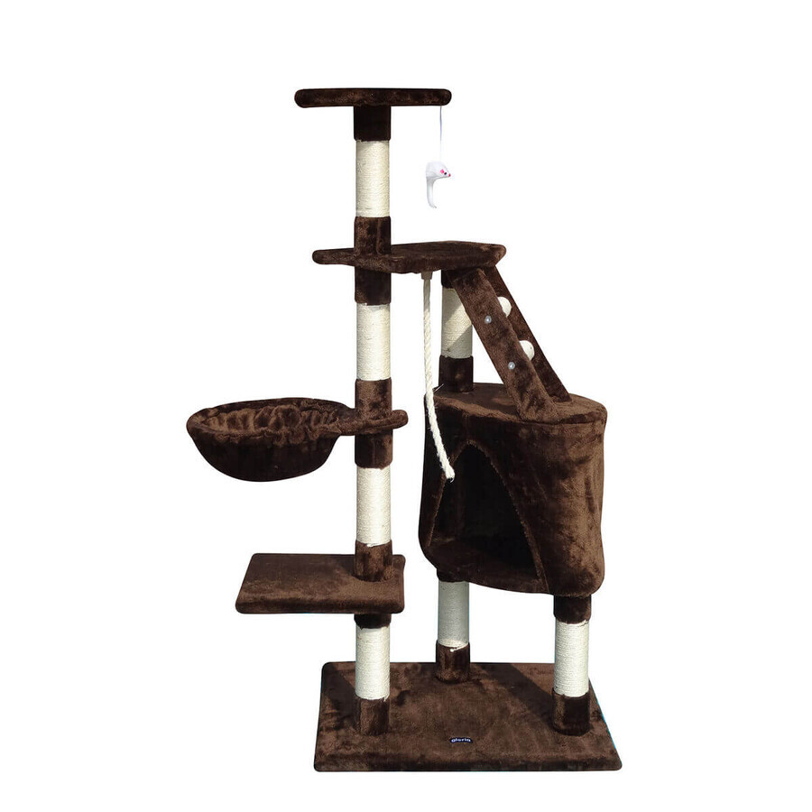 Winkel op Krabpaal voor katten Gloria 55 x 40 x 120 cm Bruin Hout Papier Sisal Krabpaal voor katten Gloria 55 x 40 x 120 cm Bruin Hout Papier Sisal