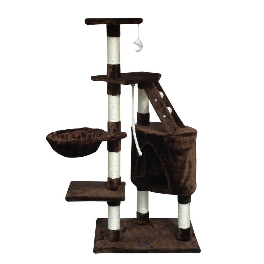 Krabpaal voor katten Gloria 55 x 40 x 120 cm Bruin Hout Papier Sisal Krabpaal voor katten Gloria 55 x 40 x 120 cm Bruin Hout Papier Sisal