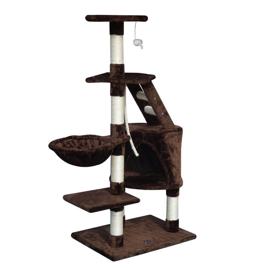 Krabpaal voor katten Gloria 55 x 40 x 120 cm Bruin Hout Papier Sisal Krabpaal voor katten Gloria 55 x 40 x 120 cm Bruin Hout Papier Sisal