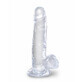 Pipedream King Cock Dildo trasparente