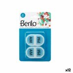 Pilulier avec Compartiments Berilo HW0929-2 Transparent Plastique 11,5 x 18 x 2,2 cm Lot (12 Unités) Pilulier avec Compartiments Berilo HW0929-2 Transparent Plastique 11,5 x 18 x 2,2 cm Lot (12 Unités)