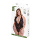 Unterw&#228;sche Set Baci Lingerie Eco Lace Teddy Schwarz (Queen)