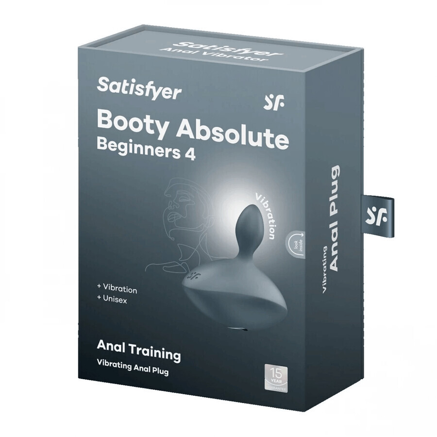 Boutique Bouchon anal Satisfyer Booty Absolute Absolute Beginners 4 Grey Bouchon anal Satisfyer Booty Absolute Absolute Beginners 4 Grey