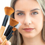Set of Wooden Make-up Brushes with Carry Case Miset InnovaGoods 5 Units Set of Wooden Make-up Brushes with Carry Case Miset InnovaGoods 5 Units
