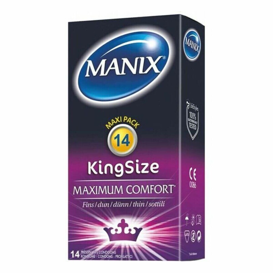 Cumpără Prezervative Manix King Size No 18,5 cm Ø 5,6 cm (14 buc) Prezervative Manix King Size No 18,5 cm Ø 5,6 cm (14 buc)
