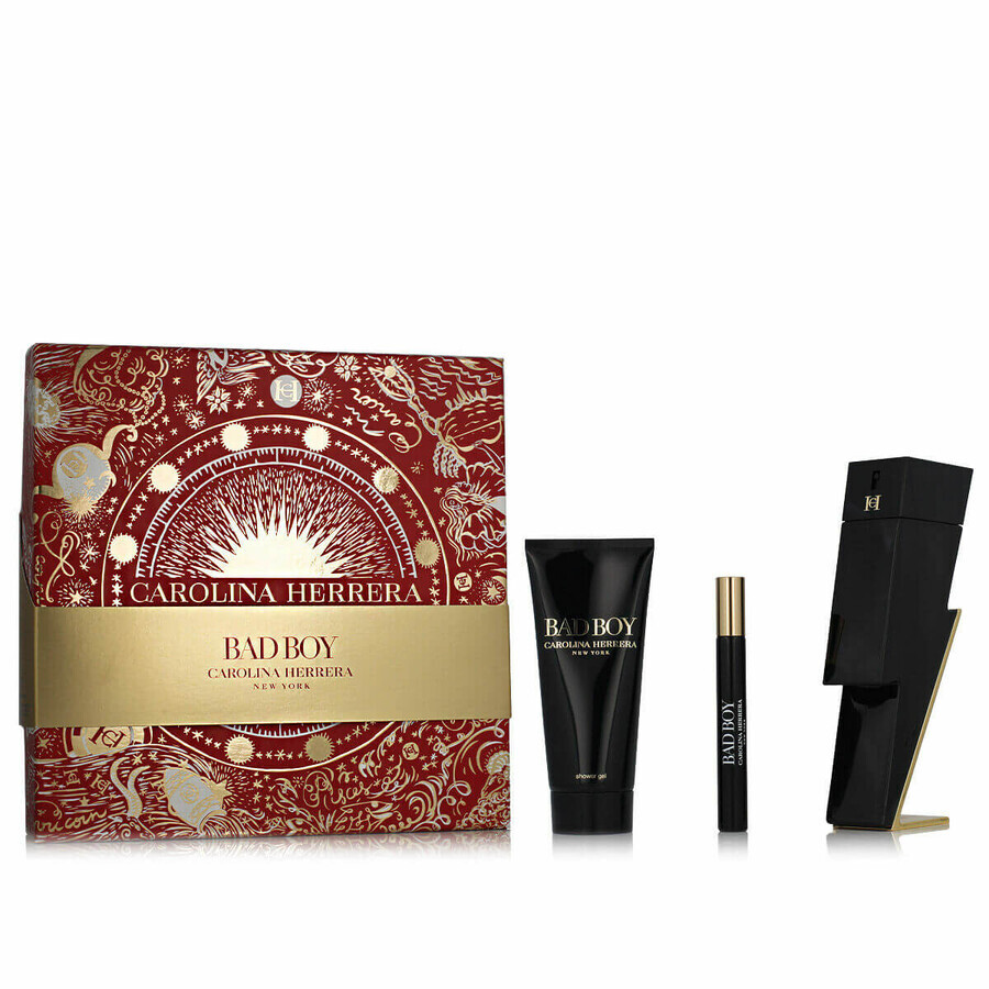 Buy Men's Perfume Set Carolina Herrera EDT 3 Pieces Men's Perfume Set Carolina Herrera EDT 3 Pieces