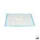 Almohadilla de adiestramiento para cachorros 60 x 60 cm Azul Blanco Papel de polietileno (10 piezas)