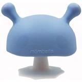 Siliconen bijtring Paddenstoel, blauw, Mombella