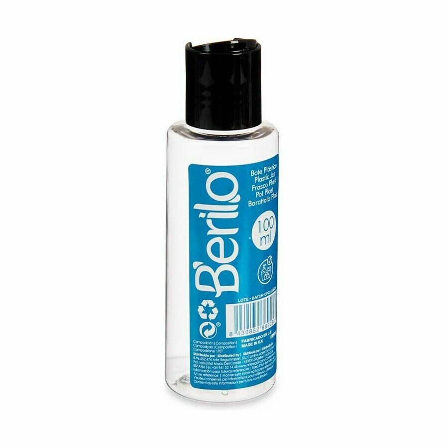 Distribuitor de lichide pentru călătorie Berilo SE1541-VERTIDOR Negru Transparent Plastic 100 ml (24 Unități) Distribuitor de lichide pentru călătorie Berilo SE1541-VERTIDOR Negru Transparent Plastic 100 ml (24 Unități)
