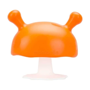 Silikon Zahnfleischring Ciupercuta, Orange, 0-6 Monate, Mombella