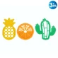 Anneau gingival en silicone avec motif tropical, +3 mois, Nuby