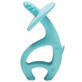 Silicone gingival ring Elephant, blue, Mombella