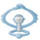 Silicone gingival ring Maimutica, blue, Mombella
