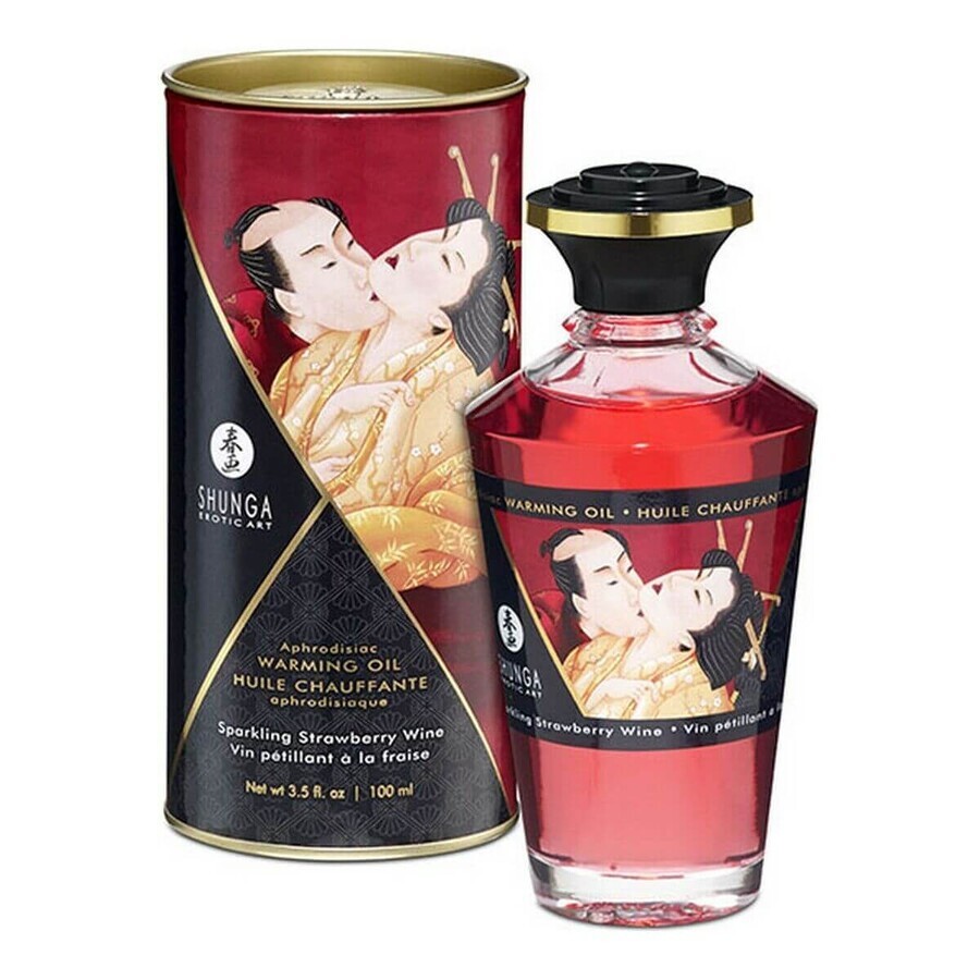 Olio caldo alla fragola Shunga (100 ml)