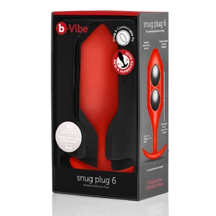 Anal Plug B-Vibe 6 Rot