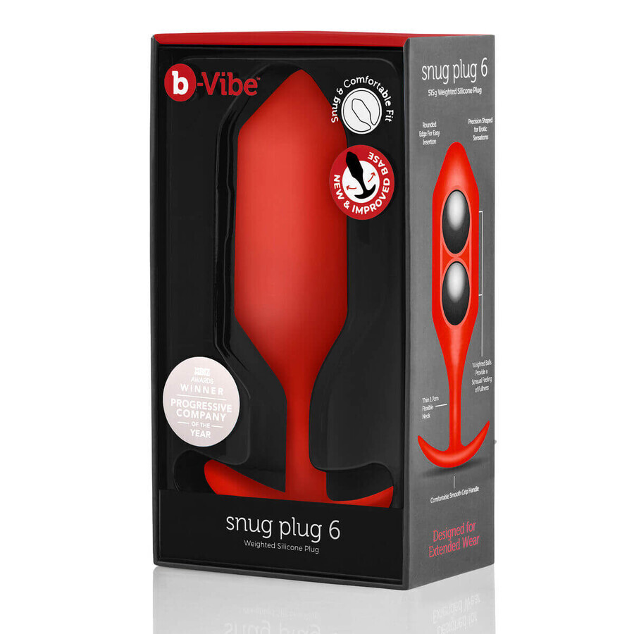 Anaalplug B-Vibe 6 Rood