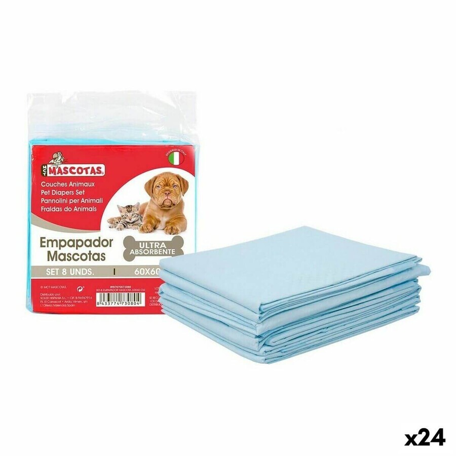 Buy Puppy training pad MCT mascotas 60 x 60 cm (8 Pieces) (24 Units) (8 pcs)(60 x 60 cm) Puppy training pad MCT mascotas 60 x 60 cm (8 Pieces) (24 Units) (8 pcs)(60 x 60 cm)