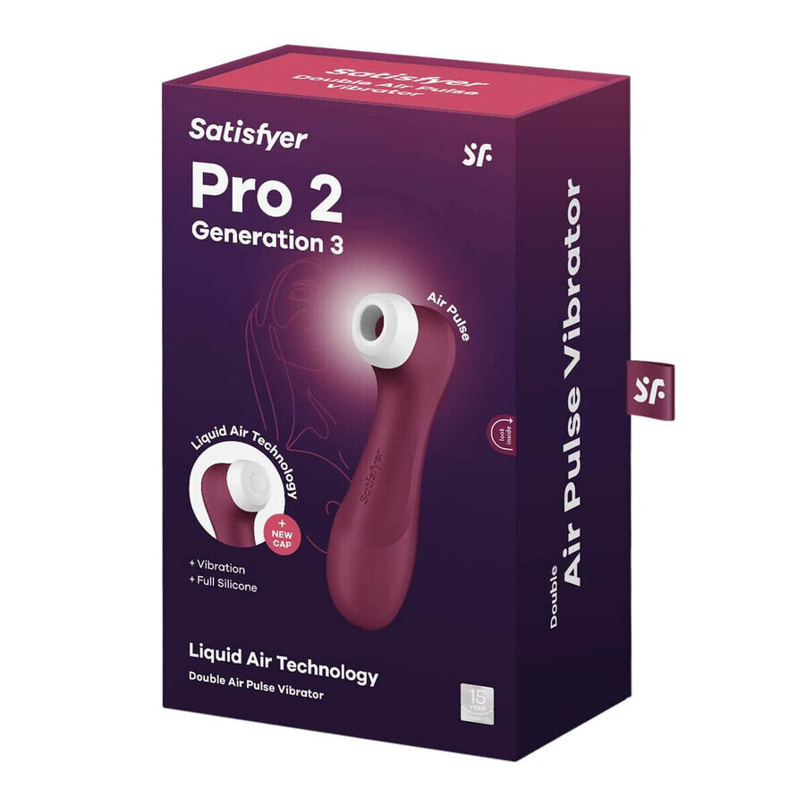 Boutique Stimulateur à succion du clitoris Satisfyer Pro 2 Generation 3 Rouge Stimulateur à succion du clitoris Satisfyer Pro 2 Generation 3 Rouge