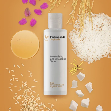 Arroz Joyfresh Joyfresh InnovaGoods Tónico Facial Hidratante y Exfoliante 150 ml