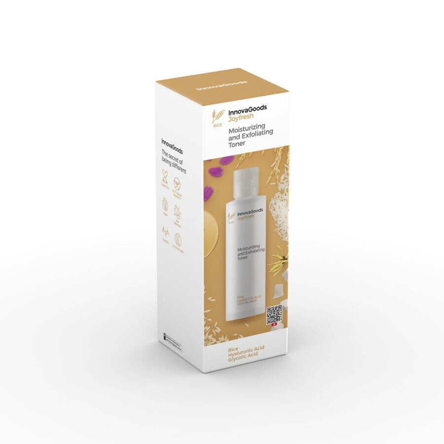Tonico Viso Idratante ed Esfoliante Rice Joyfresh InnovaGoods 150 ml