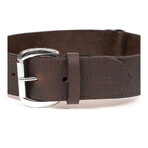 Dog collar Gloria Brown (85 x 4 cm)
