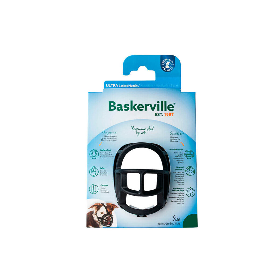 Muzzle Company of Animals Black 6