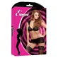 Conjunto de ropa interior Exposed Negro (L/XL)