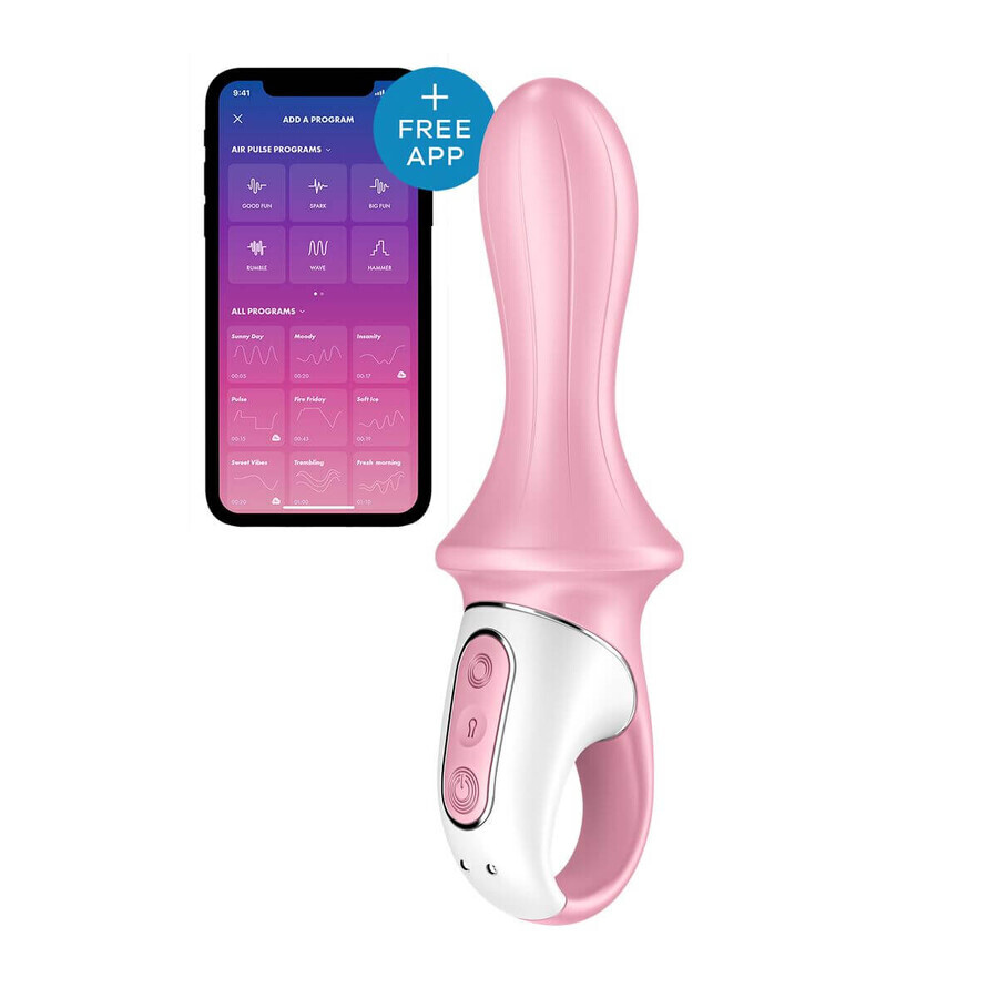 Boutique Vibrateur radio-commandé Satisfyer Air Pump Booty 5 Pink Vibrateur radio-commandé Satisfyer Air Pump Booty 5 Pink