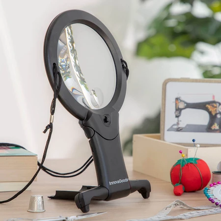 Loupe Mains Libres avec Voyant LED Zooled InnovaGoods