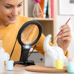 Loupe Mains Libres avec Voyant LED Zooled InnovaGoods