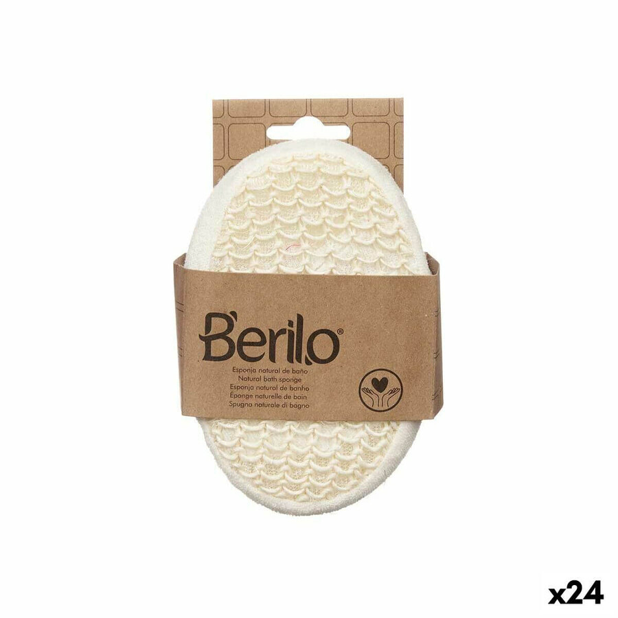 Burete de Corp Berilo B7083-8 Alb Bej 11 x 15 x 5 cm (24 Unități)