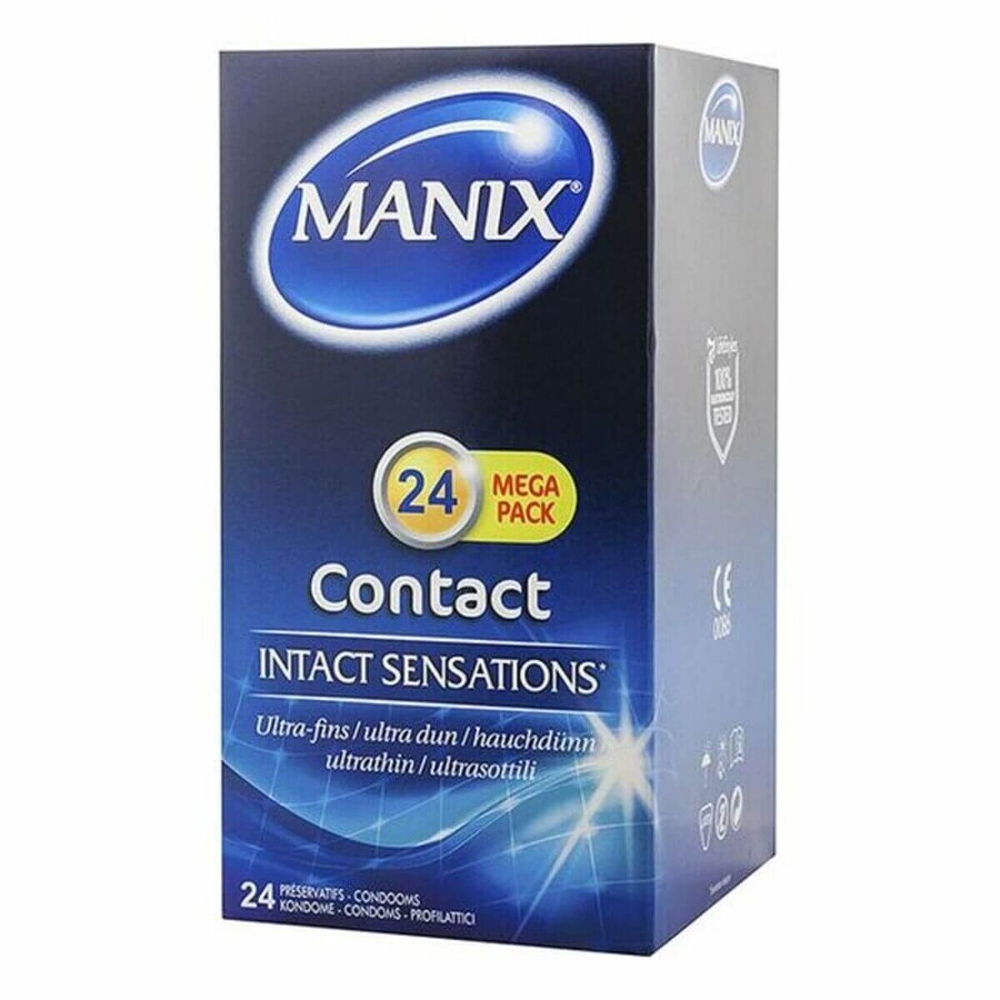 Preservativi Manix Contact No 18,5 cm (24 pezzi)