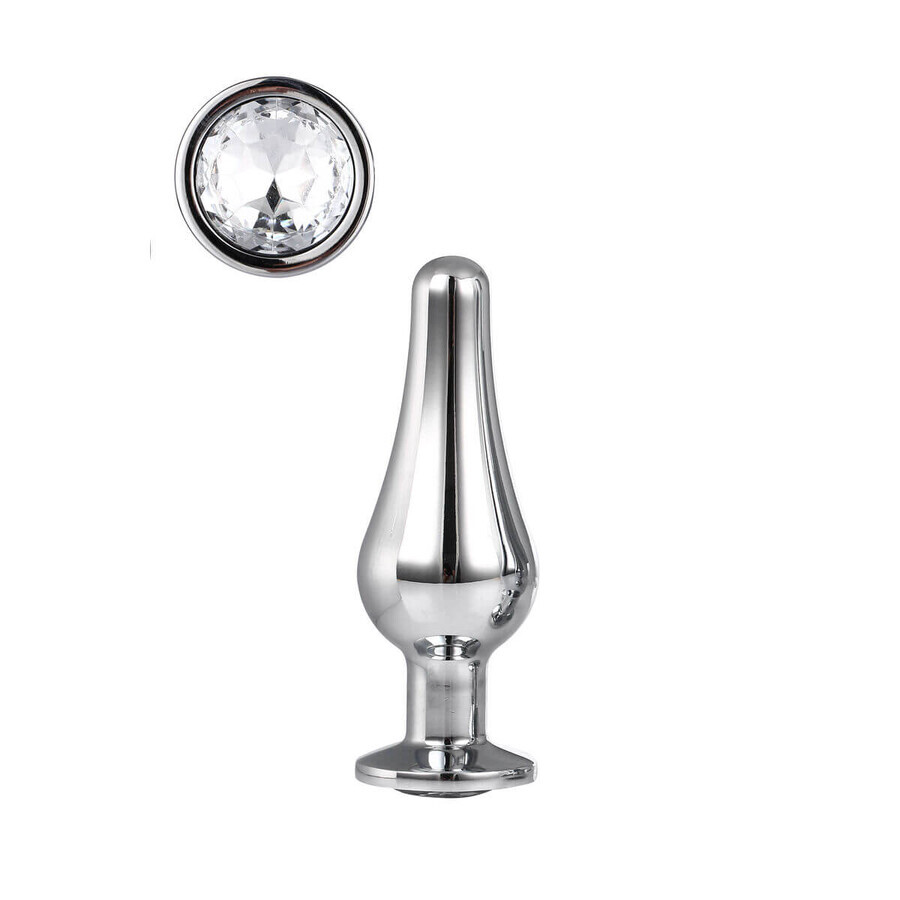 Anal Plug Dream Toys Gleaming Love Silber