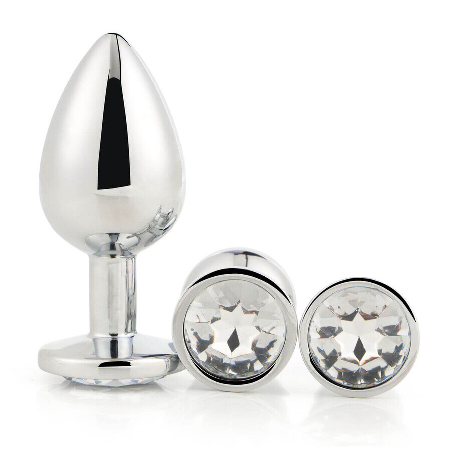 Bouchon anal Dream Toys Gleaming Love Silver