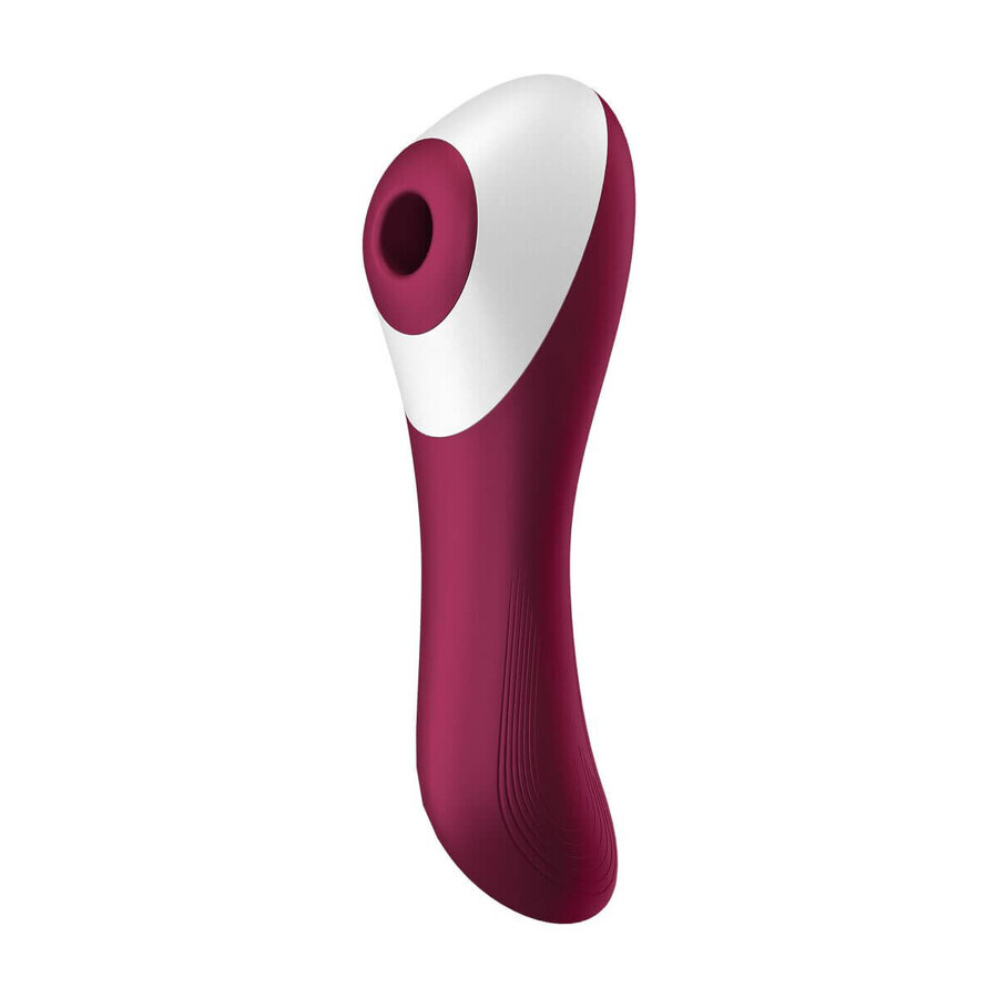 Klitoris-Saugstimulator Satisfyer Dual Crush Rot