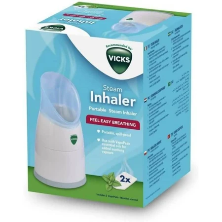 Portable steam inhaler with 2 menthol tablets, TOW015046, Vicks