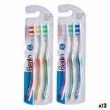 Periuță de Dinți Berilo 29100288 Galben Albastru Roșu Verde (12 Unități)