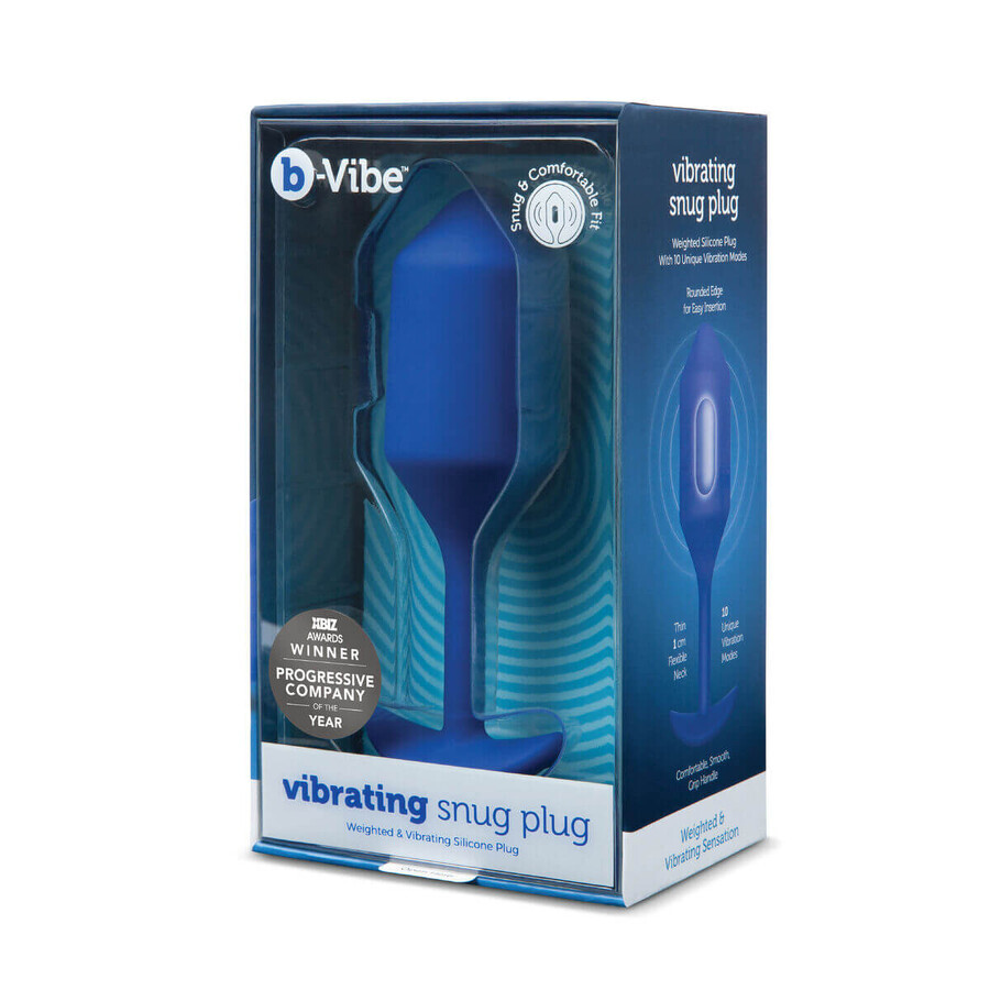 Analplug B-Vibe Vibrierend Blau