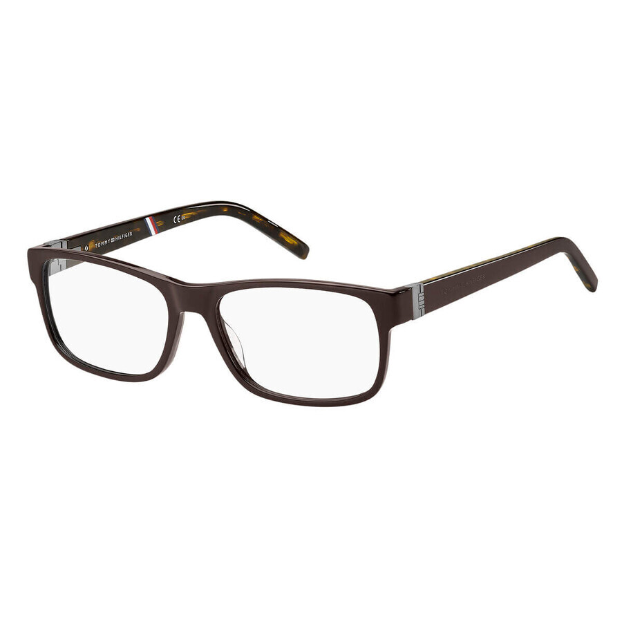Buy Men' Spectacle frame Tommy Hilfiger TH-1818-09Q Brown Ø 55 mm Men' Spectacle frame Tommy Hilfiger TH-1818-09Q Brown Ø 55 mm