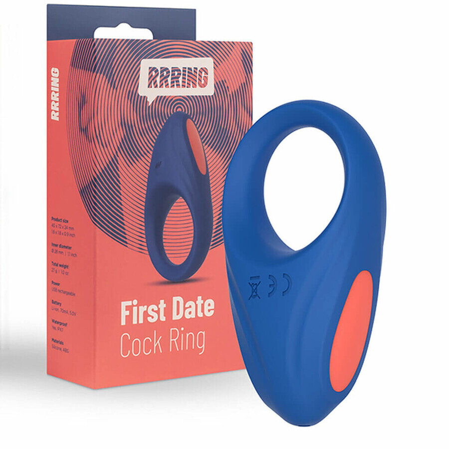 Cock Ring FeelzToys RRRING RRRING First Date Vibrator (28 mm)