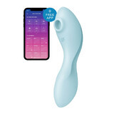 Stimulator de aspirație a clitorisului Satisfyer Cruvy Trinity 5+ Albastru