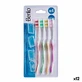 Cepillo de Dientes Berilo AR1410003 Amarillo Azul Rojo Rojo Verde (12 Unidades)
