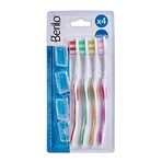 Brosse à Dents Berilo AR1410003 Jaune Bleu Rouge Vert (12 Unités) Brosse à Dents Berilo AR1410003 Jaune Bleu Rouge Vert (12 Unités)