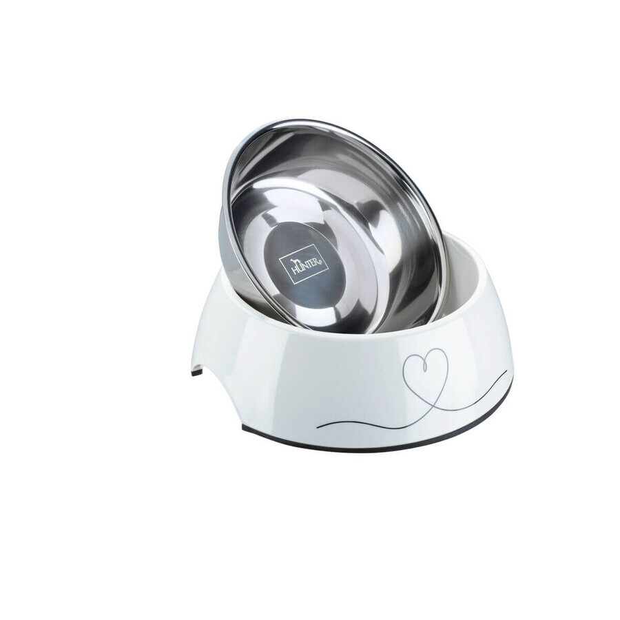 Mangeoire pour chiens Hunter Valencia Blanc 700 ml Mangeoire pour chiens Hunter Valencia Blanc 700 ml
